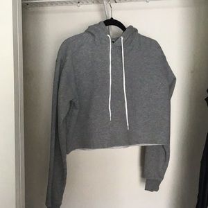 Target cropped hoodie